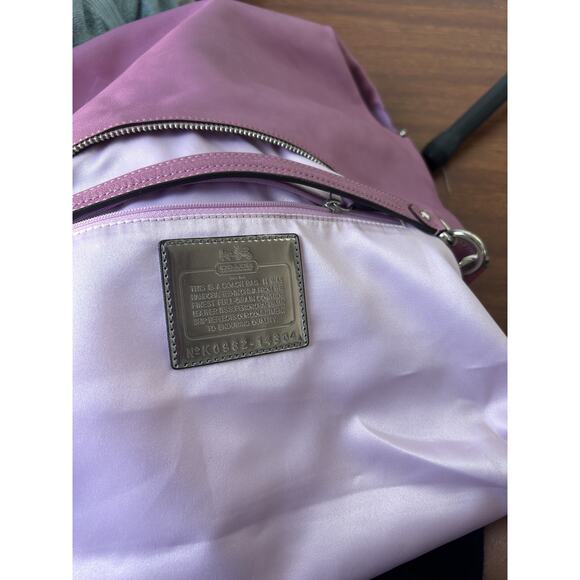 Y2K COACH 14304 Madison Hailey Purple Pink Leather Hobo Shoulder Bag No Hang Tag - Picture 15 of 15
